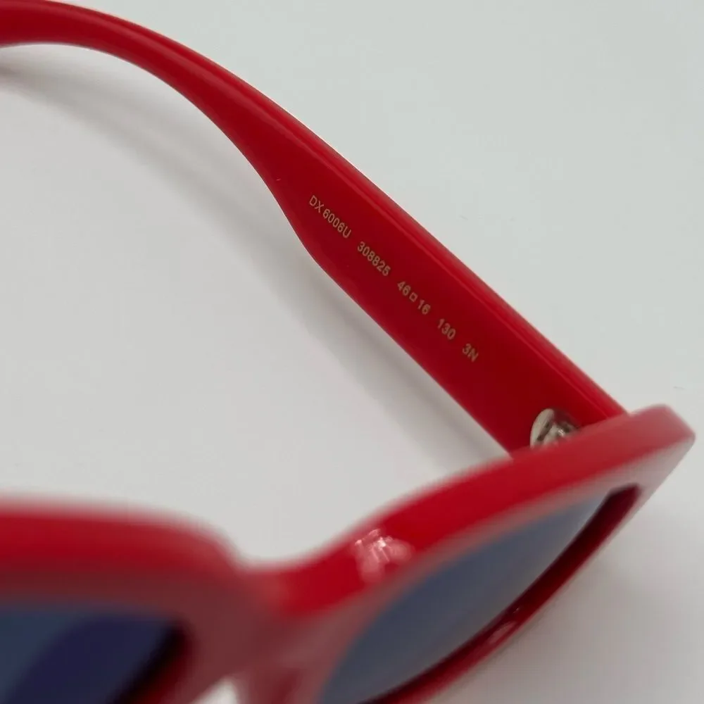 NEW DOLCE & GABBANA KIDS Sunglasses DX6006U 308825 Red Dark Grey Mirror Blue